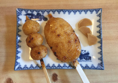 【お出かけ】郷土の味探索。宿場の五平餅を食べ尽す！馬籠宿編